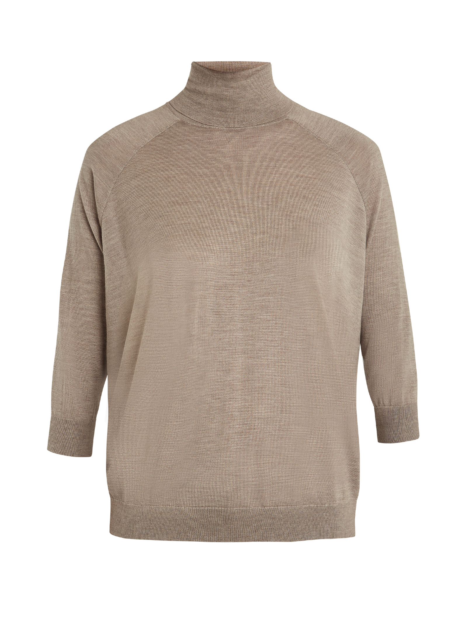 Brunello Cucinelli - Roll-Neck Cashmere-Blend Sweater | FASHION STYLE FAN